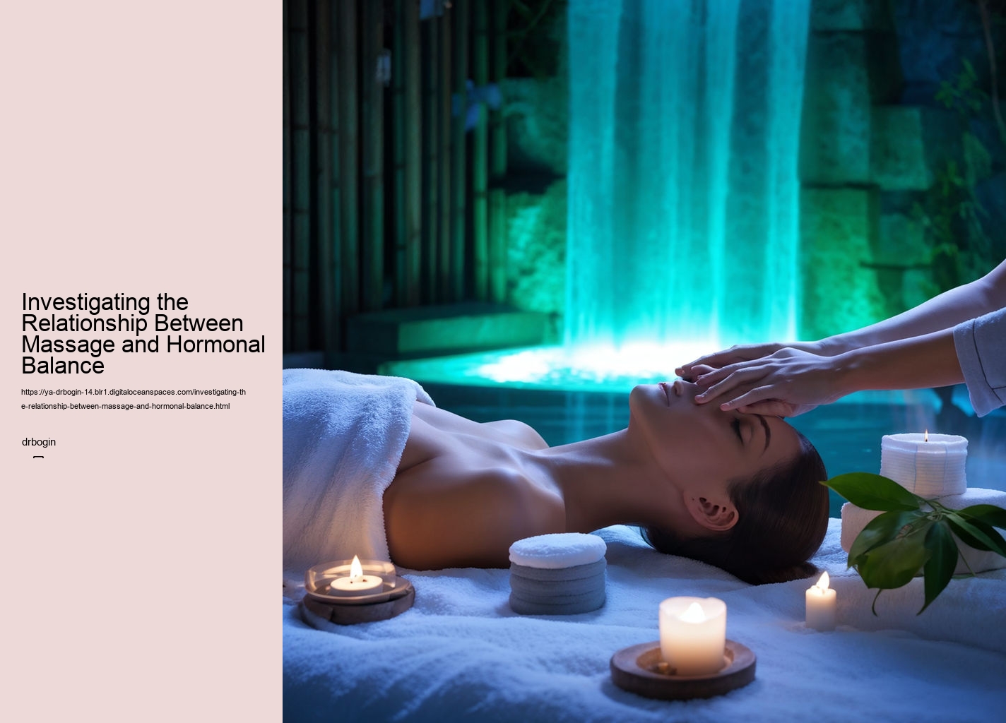 Investigating the Relationship Between Massage and Hormonal Balance